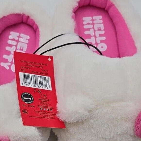 Sanrio Hello Kitty Women's Slippers - Size 7/8 NWT - Picture 12 of 12